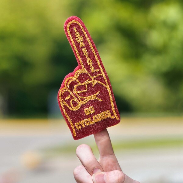 Cardinal Mini Go Cyclones Foam Finger (3.25"x6")